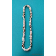 Dazzling Puka Ni`ihau Shell Lei